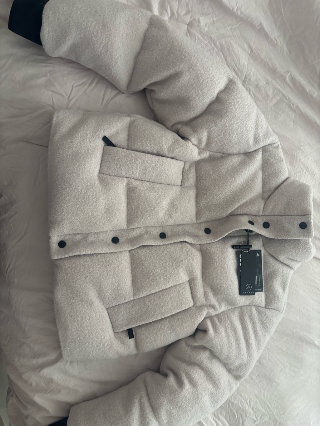 Women's Puffer Coat In Cream